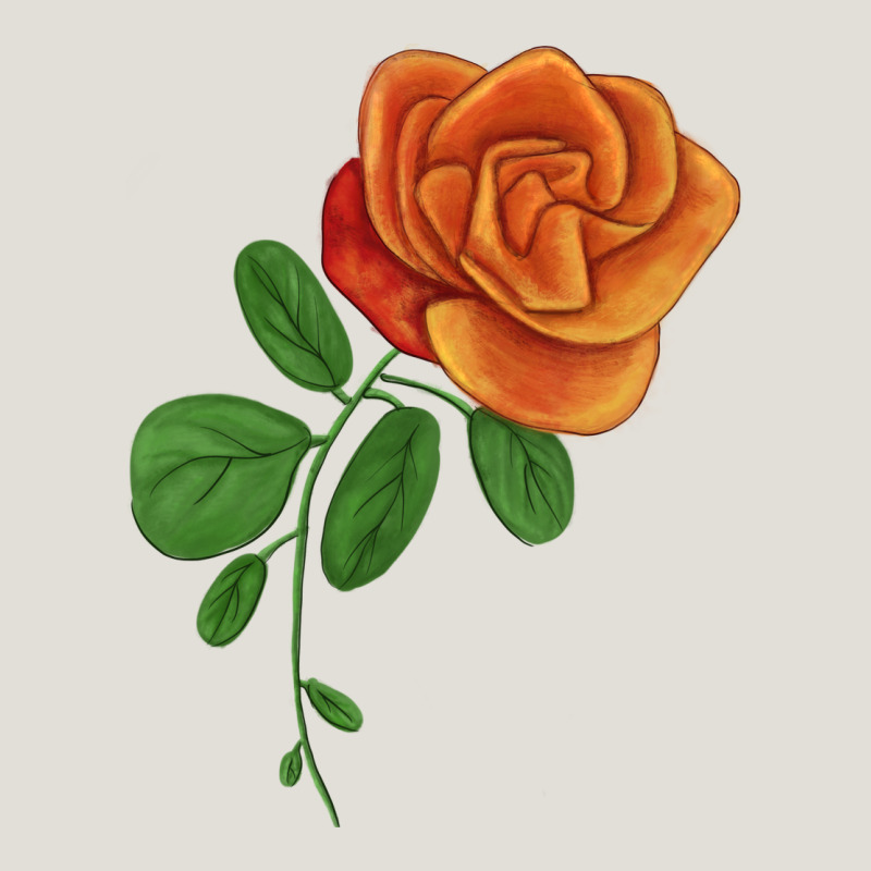 Burst Of Joy Rose Heavy Core Tee by LillyAllenDesigns | Teevron