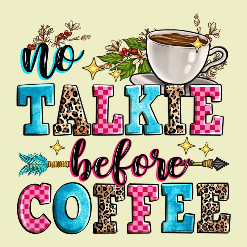No Talkie Before Coffee Urban Hoodie by Zillion Design Studio | Teevron
