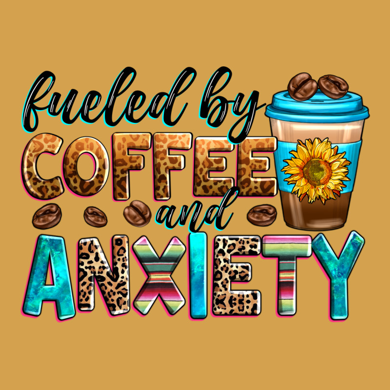Fueled By Coffee And Anxiety Urban Hoodie by Zillion Design Studio | Teevron