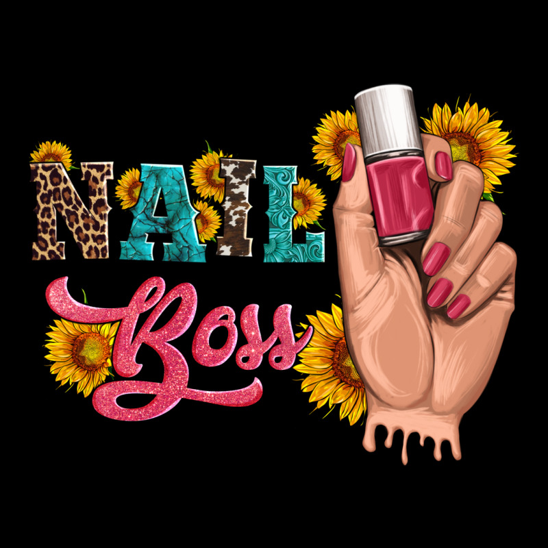 Western Sunflowers Nail Boss Ladies Tee by Artiststas | Teevron