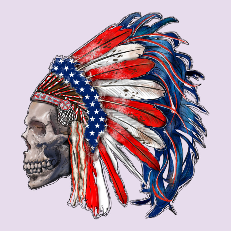 American Indian Headdress With Skull Premium Hoodie by RanaPortraitStore | Teevron