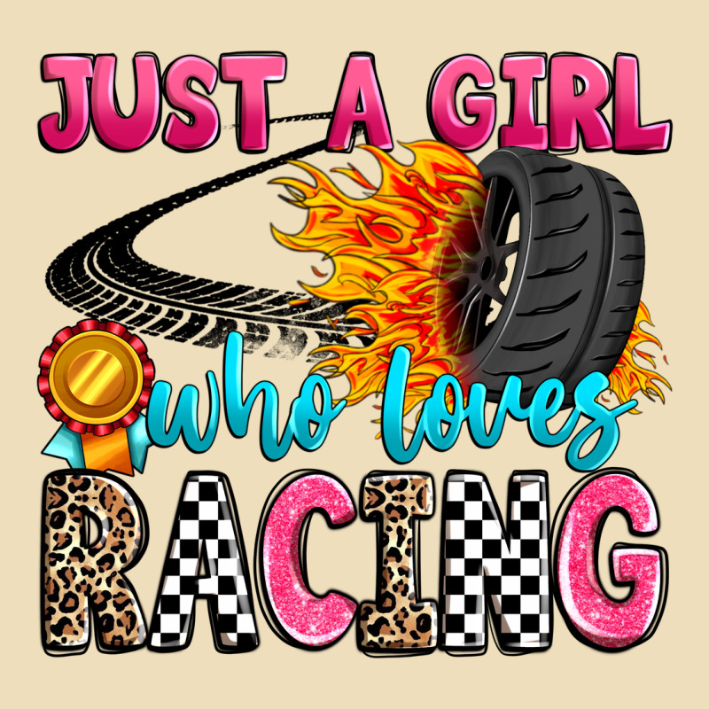 Just A Girl Who Loves Racing Premium Hoodie by Zillion Design Studio | Teevron