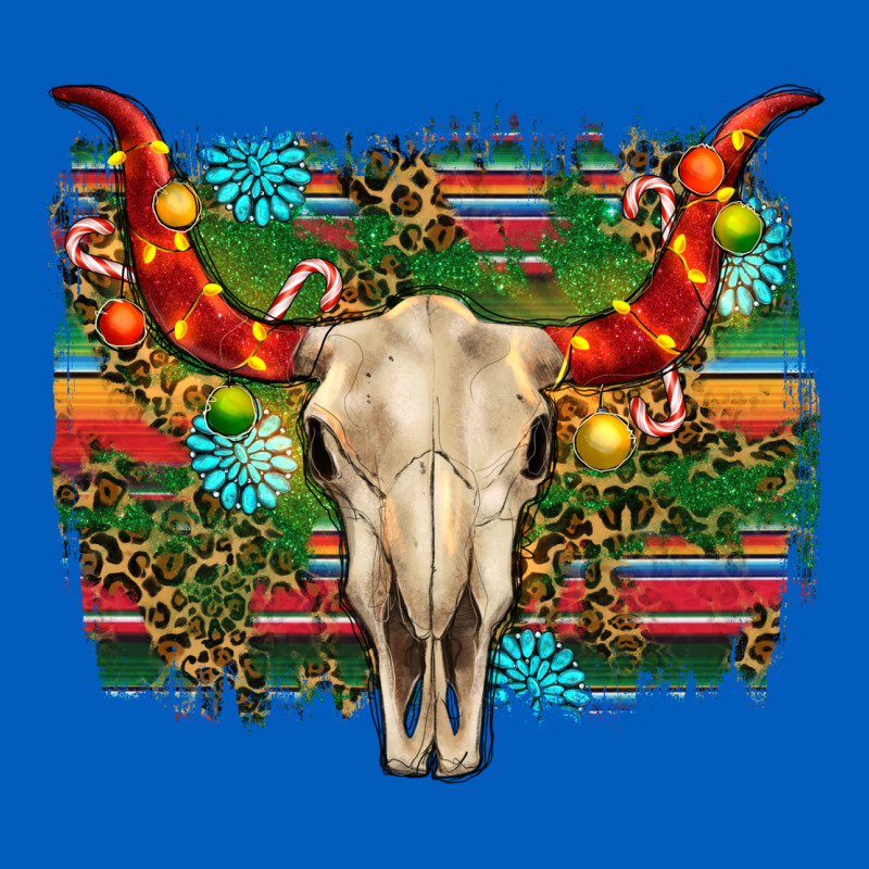Western Christmas Bull Skull Urban Hoodie by RanaPortraitStore | Teevron