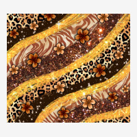 Melanin Leopard Glitter Urban Hoodie | Teevron