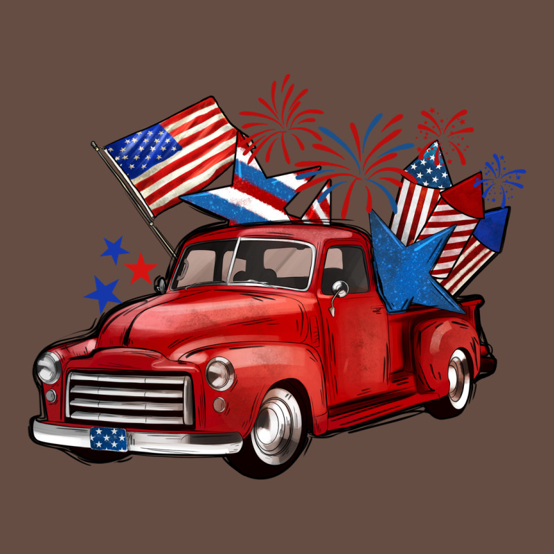 American Truck 4th Of July Long Sleeve Tee by BarkalooDesign | Teevron