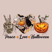 Peace Love Halloween Premium Hoodie | Teevron