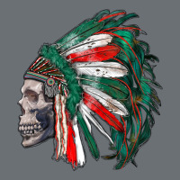 Mexican Indian Headdress With Skull Premium Hoodie | Teevron