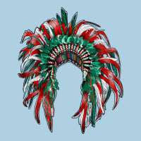 Mexican Flag Indian Headdress Premium Hoodie | Teevron