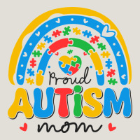 Proud Autism Mom Rainbow Heavy Core Tee | Teevron