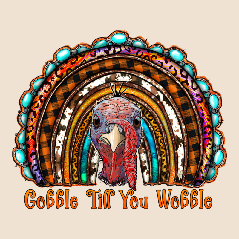 Gobble Till You Wobble Thanksgiving Rainbow Urban Hoodie by RanaPortraitStore | Teevron