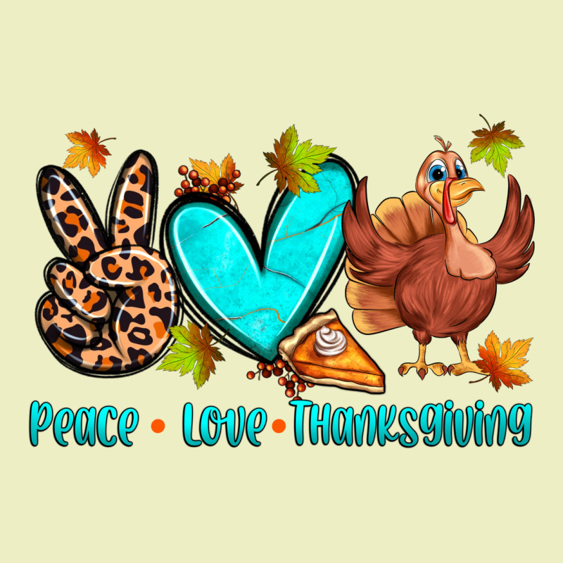 Peace Love Thanksgiving Urban Hoodie by Zillion Design Studio | Teevron