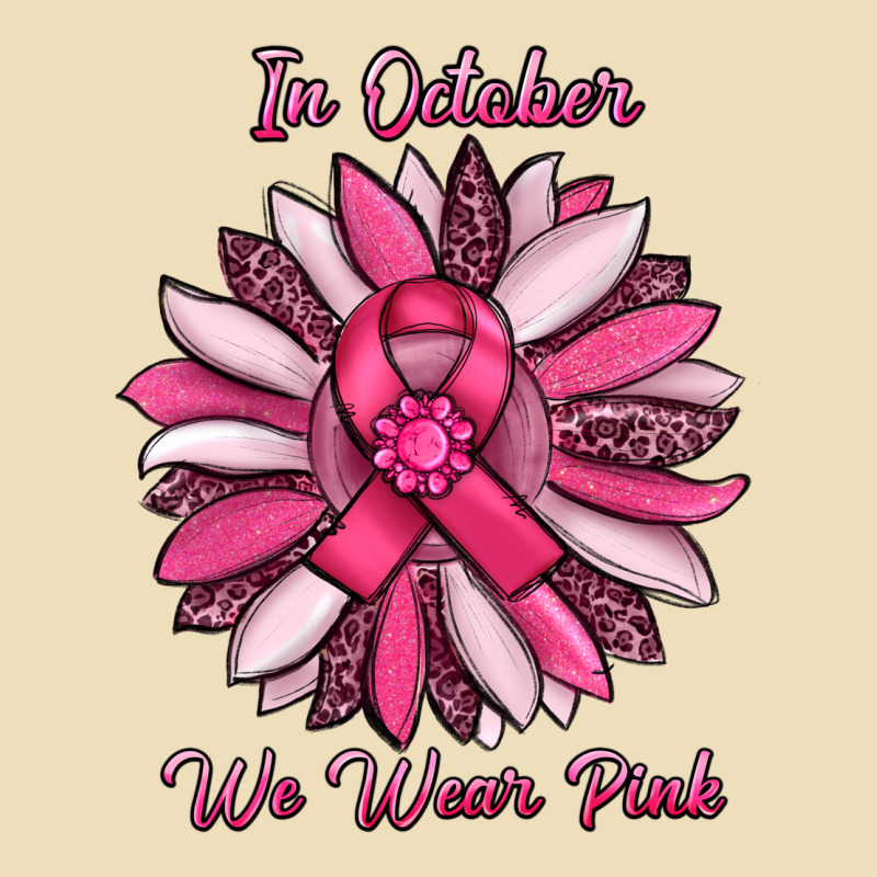 In October We Wear Pink Sunflower Premium Hoodie by RanaPortraitStore | Teevron