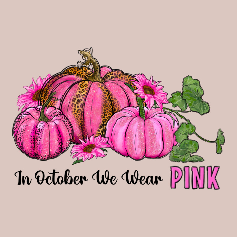 In October We Wear Pink Pumpkin And Sunflowers Premium Hoodie by RanaPortraitStore | Teevron