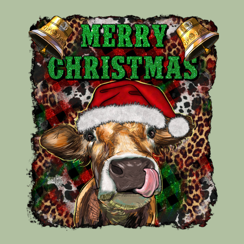 Merry Christmas Heifer With Cowbells Urban Hoodie by RanaPortraitStore | Teevron