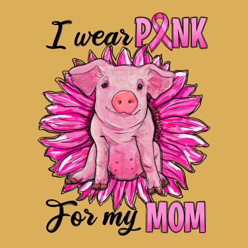 I Wear Pink For My Mom Pig Premium Hoodie by RanaPortraitStore | Teevron
