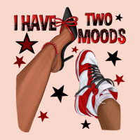 I Have Two Moods Black And Red Sneakers Afro Girl Urban Hoodie | Teevron