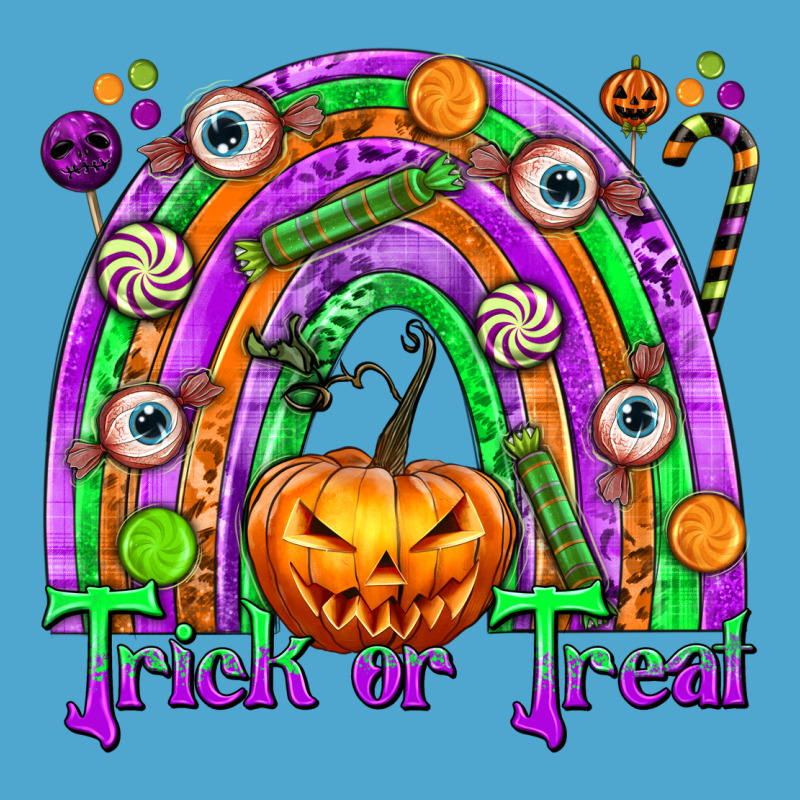 Trick Or Treat Halloween Rainbow Premium Hoodie by texasbilliewilder | Teevron