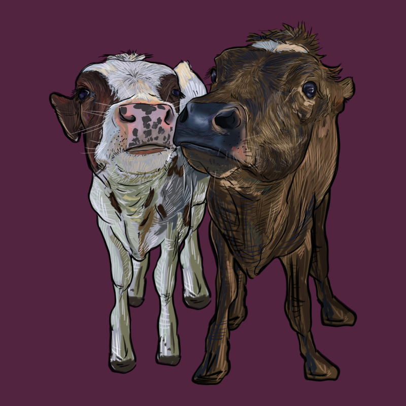 Two Heifer Cows Urban Hoodie by RanaPortraitStore | Teevron
