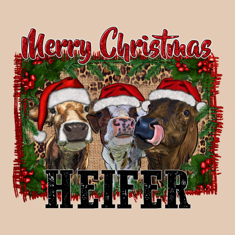 Merry Christmas Heifer Urban Hoodie by RanaPortraitStore | Teevron