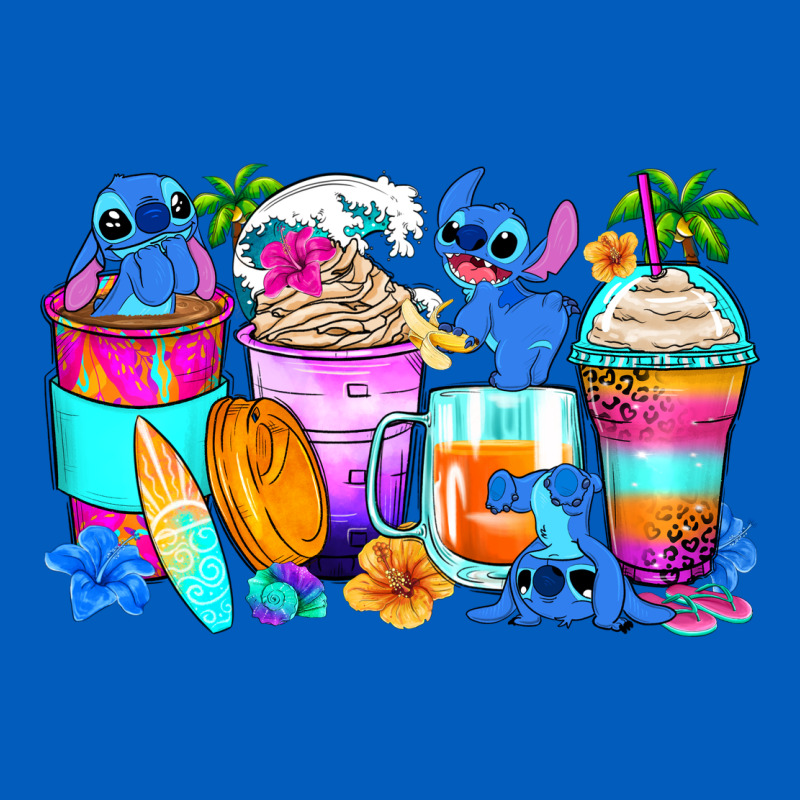 Stitch Summer Coffee Cups Urban Hoodie by Zillion Design Studio | Teevron