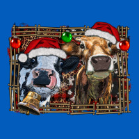 Christmas Heifers With Leopard And Cowhide Background Urban Hoodie | Teevron