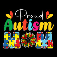 Proud Autism Mom Sunflower Heavy Core Tee | Teevron