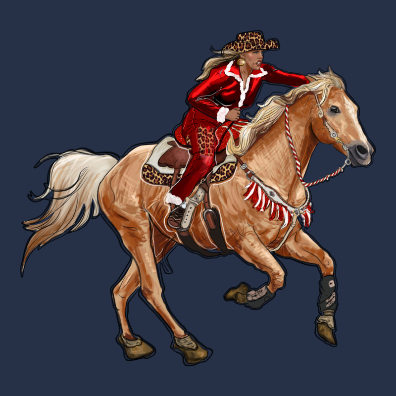 Christmas Cowgirl Premium Hoodie by RanaPortraitStore | Teevron