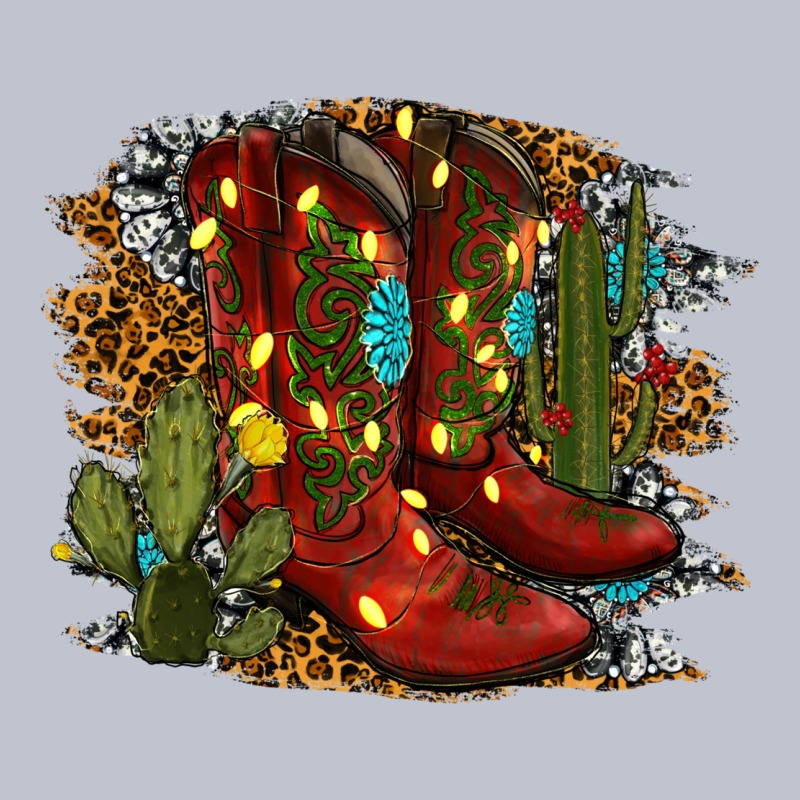 Christmas Cowboy Boots Premium Hoodie by RanaPortraitStore | Teevron
