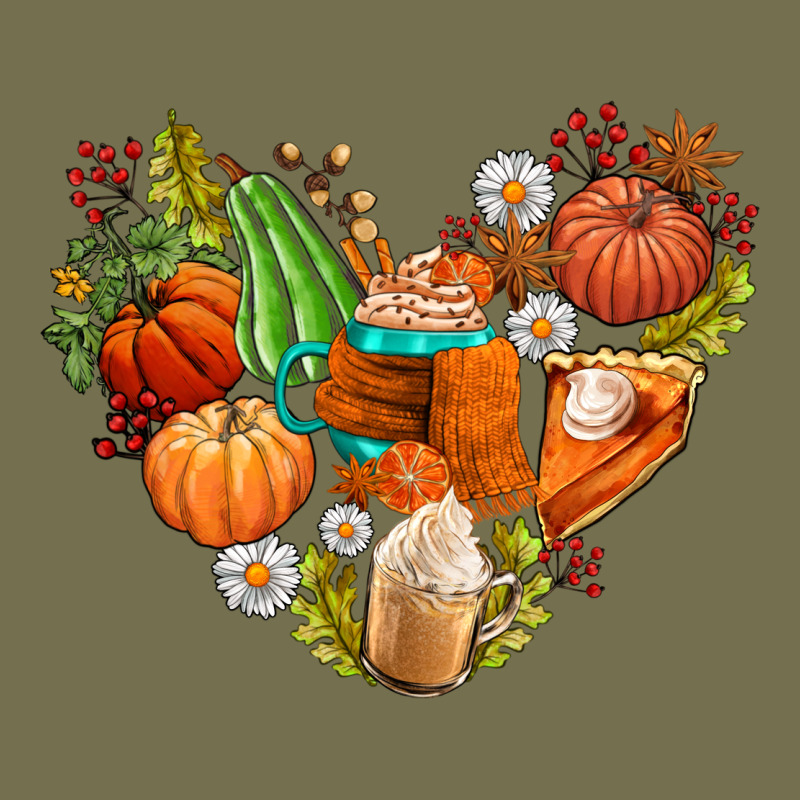 Pumpkin And Latte With Fall Vintage Hoodie by AdoDesignShop | Teevron