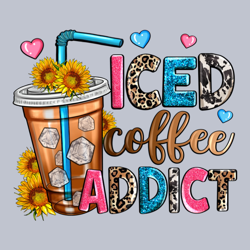 Iced Coffee Addict Premium Hoodie by Zillion Design Studio | Teevron