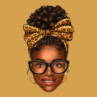 Afro Woman Messy Bun Urban Hoodie | Teevron