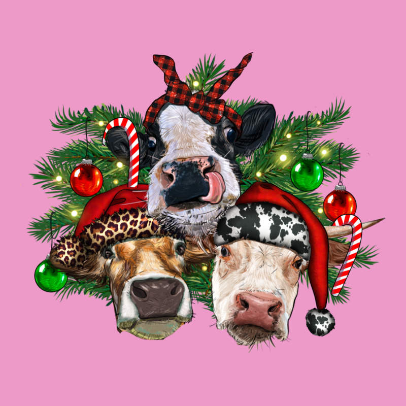 Christmas Cows With Tree Urban Hoodie by RanaPortraitStore | Teevron