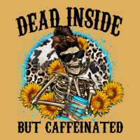Dead Inside But Caffeinated Premium Hoodie | Teevron