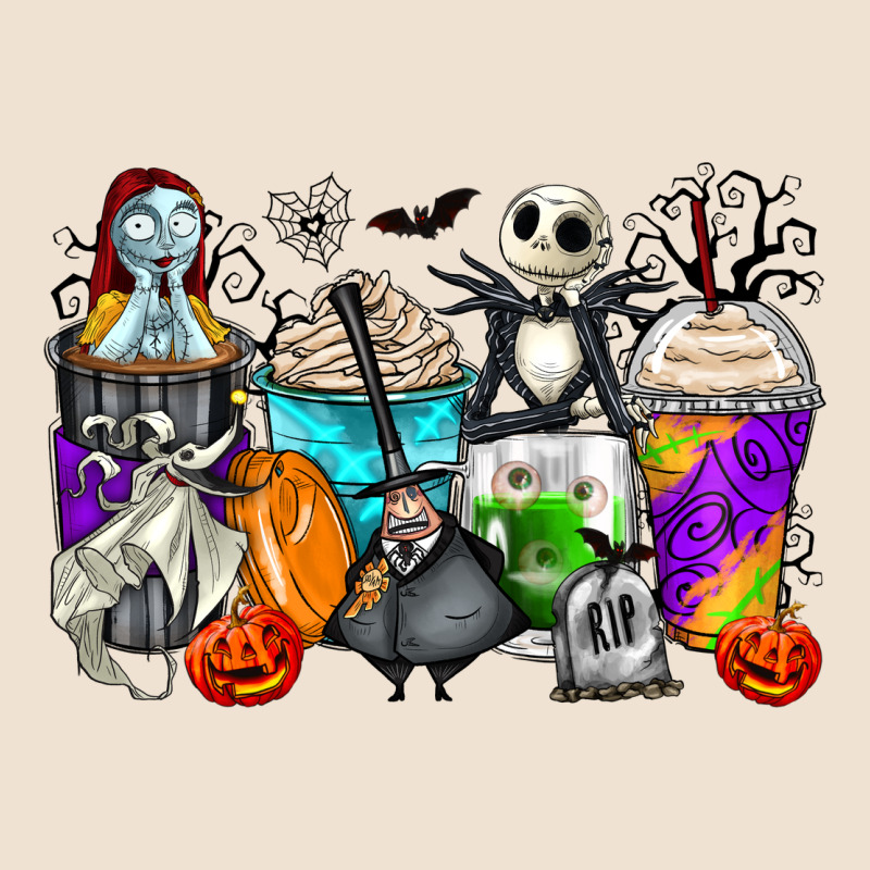 Halloween Cartoon Characters Coffee Cups Urban Hoodie by Zillion Design Studio | Teevron