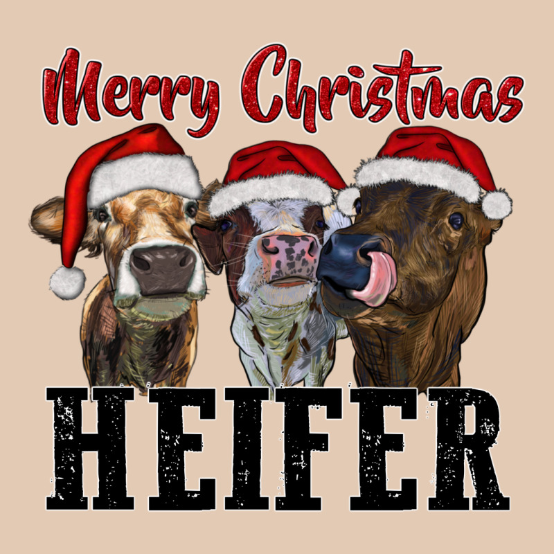 Merry Christmas Heifer Urban Hoodie by RanaPortraitStore | Teevron