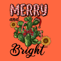 Merry And Bright With Cactus Premium Hoodie | Teevron