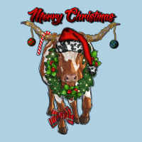 Merry Christmas Longhorn Cow Premium Hoodie | Teevron