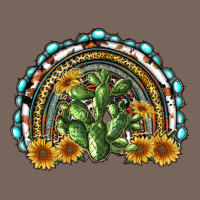 Western Rainbow With Cactus Premium Hoodie | Teevron