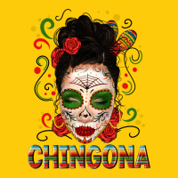 Mexicana Skull Girl Messy Bun Premium Hoodie | Teevron