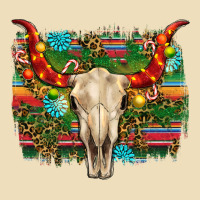 Western Christmas Bull Skull Premium Hoodie | Teevron