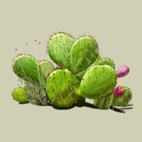 Desert Prickly Pear Cactus Heavy Core Tee | Teevron