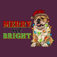 Merry And Bright English Bulldog Urban Hoodie | Teevron