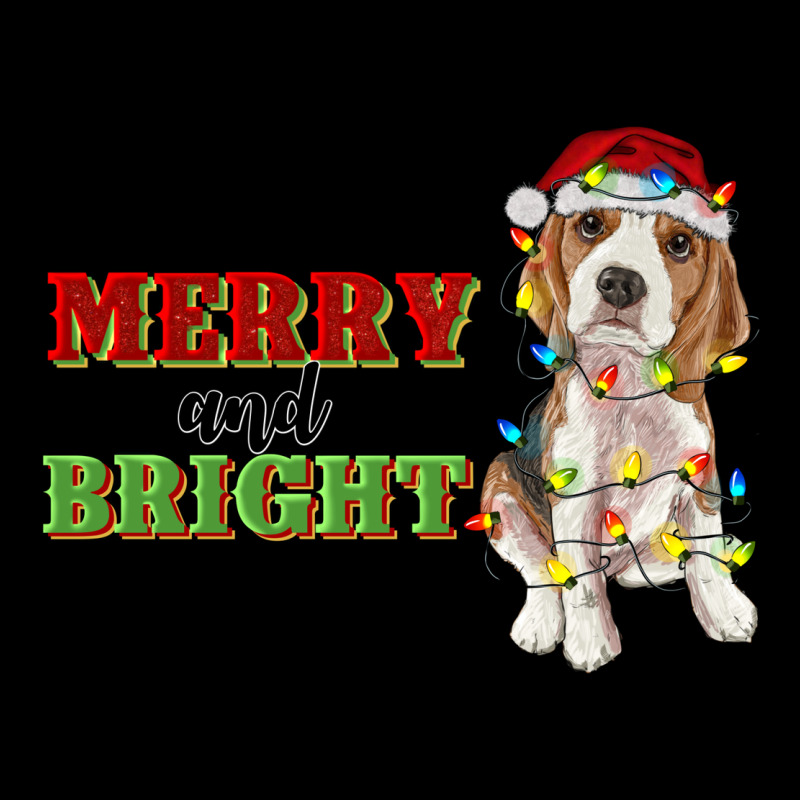 Merry And Bright Beagle Urban Hoodie by RanaPortraitStore | Teevron