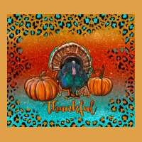 Thankful With Turkey And Pumpkins Premium Hoodie | Teevron