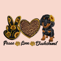 Peace Love Dachshund Urban Hoodie | Teevron