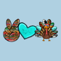 Peace Love Thanksgiving Turkey Premium Hoodie | Teevron