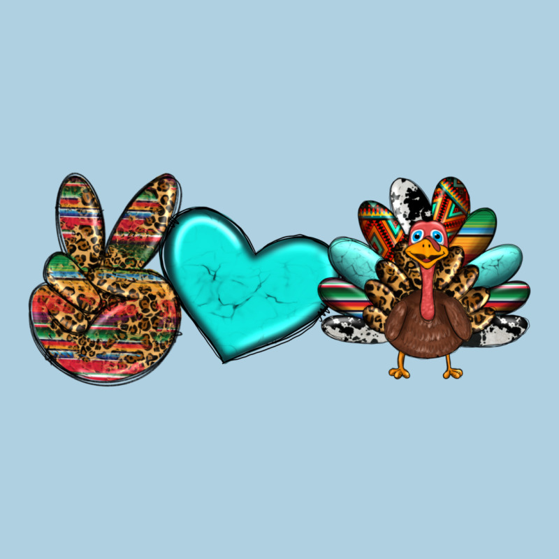 Peace Love Thanksgiving Turkey Premium Hoodie by RanaPortraitStore | Teevron