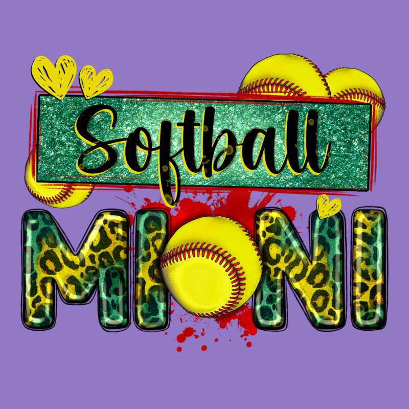 Softball Mini With Leopard Urban Hoodie by Zillion Design Studio | Teevron