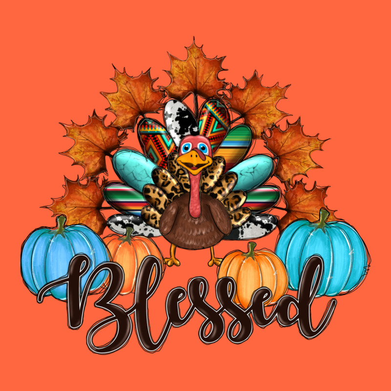 Thanksgiving Turkey Pumpkin Blessed Premium Hoodie by RanaPortraitStore | Teevron