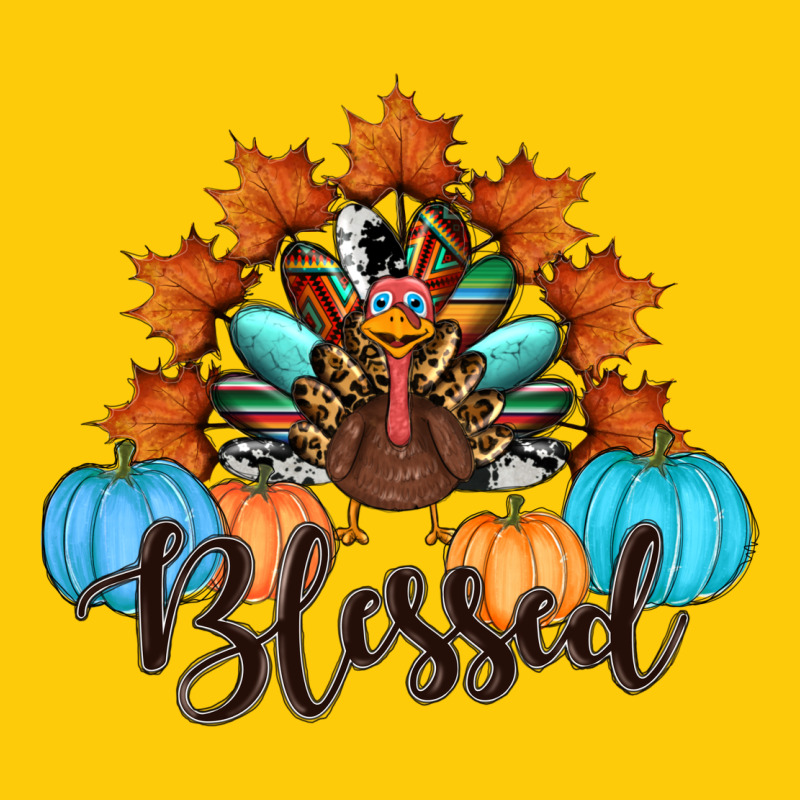 Thanksgiving Turkey Pumpkin Blessed Premium Hoodie by RanaPortraitStore | Teevron